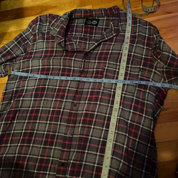 Cheap Monday Men’s Plaid Button Up Flannel Neoshirt L GUC - Picture 9 of 9